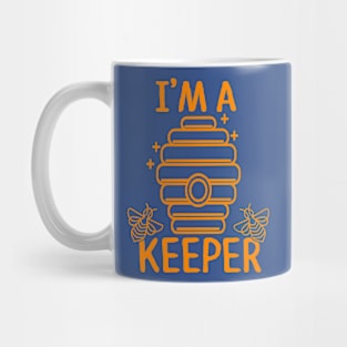 I'm A Keeper - Funny Beekeeper Gift, Honeybee Shirt, Save The Bees, Funny Beekeeper, Bees and Honey Mug